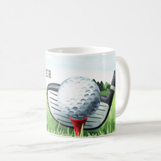 Loch in One Classic Personalisiert Golf Kaffeetasse