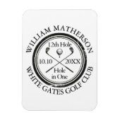 Loch in One Classic Personalisiert Golf Magnet (Vertikal)