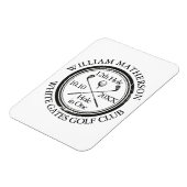 Loch in One Classic Personalisiert Golf Magnet (Linke Seite)