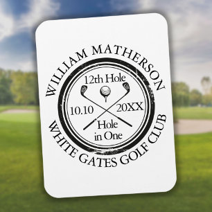 Loch in One Classic Personalisiert Golf Magnet