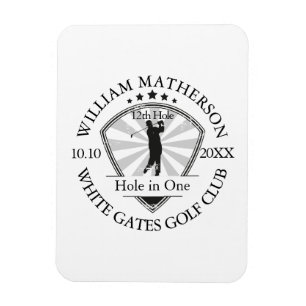 Loch in One Classic Personalisiert Golf Magnet