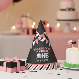 Loch in One Girls Golf 1. Geburtstag Par-T Partyhütchen