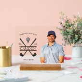 Loch in One Golfer Foto Award - Akryllisches Zeich Acrylschild (Hochzeit)