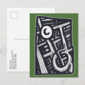 Loch in One? Postkarte (Vorne/Hinten)