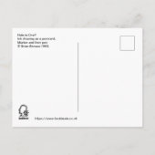 Loch in One? Postkarte (Rückseite)