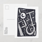 Loch in One? Postkarte (Vorne/Hinten)