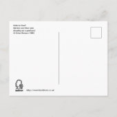 Loch in One? Postkarte (Rückseite)