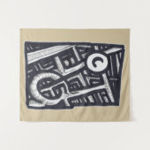 Loch in One? Wandteppich (Vorderseite (Horizontal))