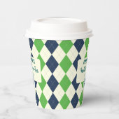 Loch in Par-T-Shirt jedes Alters Golf beherrscht G Pappbecher (Links)