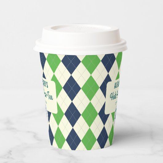 Loch in Par-T-Shirt jedes Alters Golf beherrscht G Pappbecher (Links)