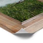 Loch in Schottland aus einem Fenster Poster (Ecke)