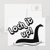 Loch it postkarte (Vorne/Hinten)