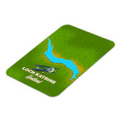 Loch Katrine Scotland Reiseplakat Magnet (Linke Seite)