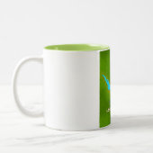 Loch Katrine Scotland Reiseplakat Zweifarbige Tasse (Links)