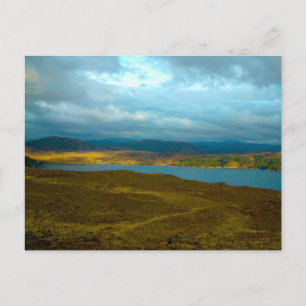 Loch Kishorn im Abend Sun Postcard Postkarte