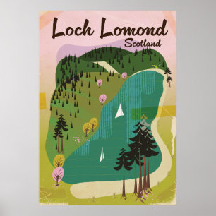 Loch Lamond Schottland Poster