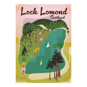 Loch Lamond Scotland Fotodruck