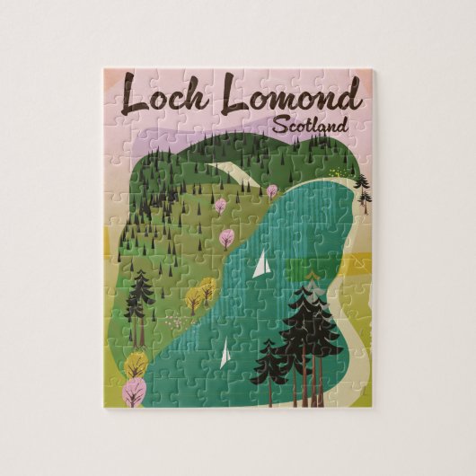 Loch Lamond Scotland Puzzle (Vertikal)