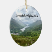 Loch Leven Landschaft im schottischen Hochland Keramik Ornament (Rechts)
