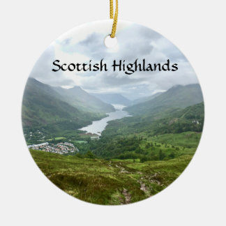 Loch Leven Landschaft im schottischen Hochland Keramik Ornament