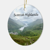 Loch Leven Landschaft im schottischen Hochland Keramik Ornament (Links)