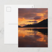 Loch Leven Sunset Feiertagspostkarte (Vorne/Hinten)