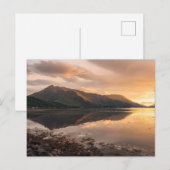 Loch Leven Sunset Feiertagspostkarte (Vorne/Hinten)