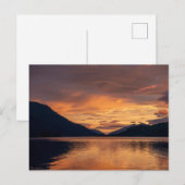 Loch Leven Sunset Feiertagspostkarte (Vorne/Hinten)