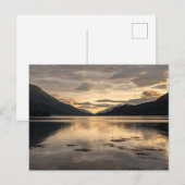 Loch Leven Sunset Postkarte (Vorne/Hinten)