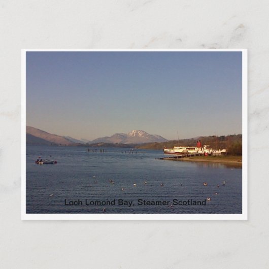Loch Lomond Bay, Postcard Postkarte (Vorderseite)