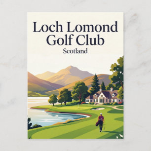 Loch Lomond Golf Club, Schottland Postkarte