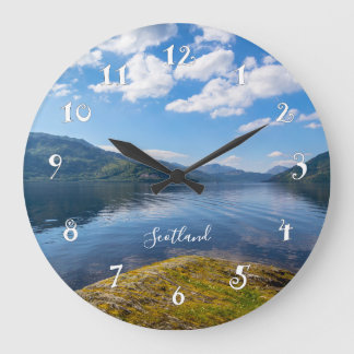 Loch Lomond in Scotland, beautiful wall clock Große Wanduhr