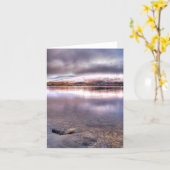 Loch Lomond, Schottland Grußkarte Karte (Gelbe Blume)