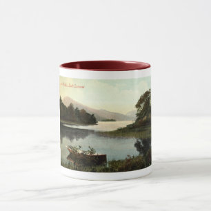 Loch Lomond, Schottland, Luss Strait 1915 Vintage Tasse