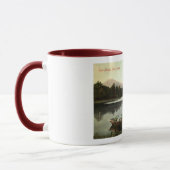 Loch Lomond, Schottland, Luss Straits 1915 Vintag Tasse (Links)