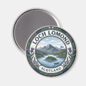 Loch Lomond Schottland Magnet (Vorderseite/Rückseite)