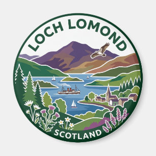 Loch Lomond Schottland Magnet
