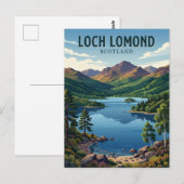 Loch Lomond Schottland Postkarte (Vorne/Hinten)