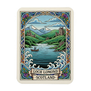 Loch Lomond Schottland Reise Magnet