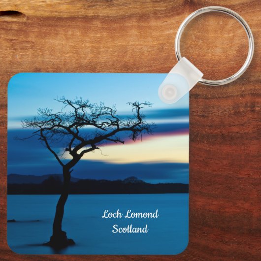Loch Lomond, Scotland Keyring Schlüsselanhänger (Rückseite)