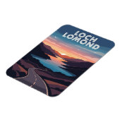 Loch Lomond Scotland Travel Magnet (Linke Seite)