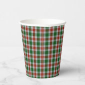 Loch Lomond Scottish Kariert Pattern Paper Cups Pappbecher (Rechts)