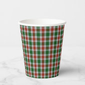 Loch Lomond Scottish Kariert Pattern Paper Cups Pappbecher (Vorderseite)