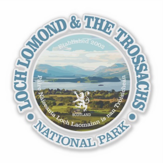 Loch Lomond & the Trossachs Aufkleber (Vorderseite)