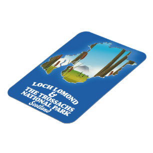 Loch Lomond & the trossachs National Park Map Magnet