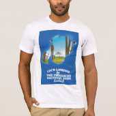 Loch Lomond & the trossachs National Park Map T-Shirt (Vorderseite)