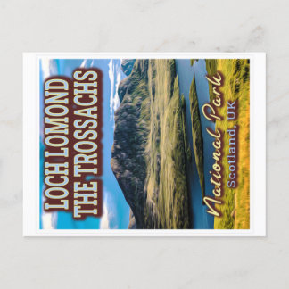 LOCH LOMOND und DER TROSSACHS NATIONAL PARK - UK Postkarte