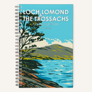 Loch Lomond und der Trossachs-Nationalpark Notizblock