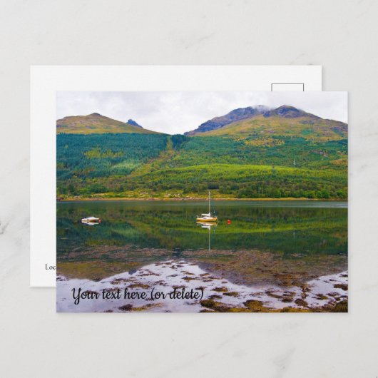 Loch Long, Arrochar Postcard Postkarte (Vorne/Hinten)