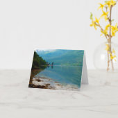Loch Long, Arrochar, Schottland Grußkarte Karte (Gelbe Blume)